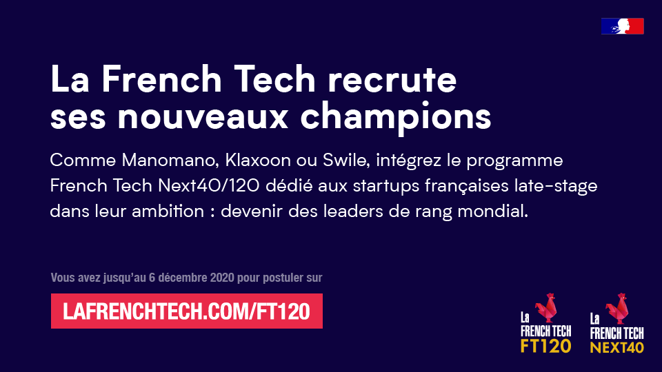 Image de l'évenement La French Tech recherche ses futurs champions !