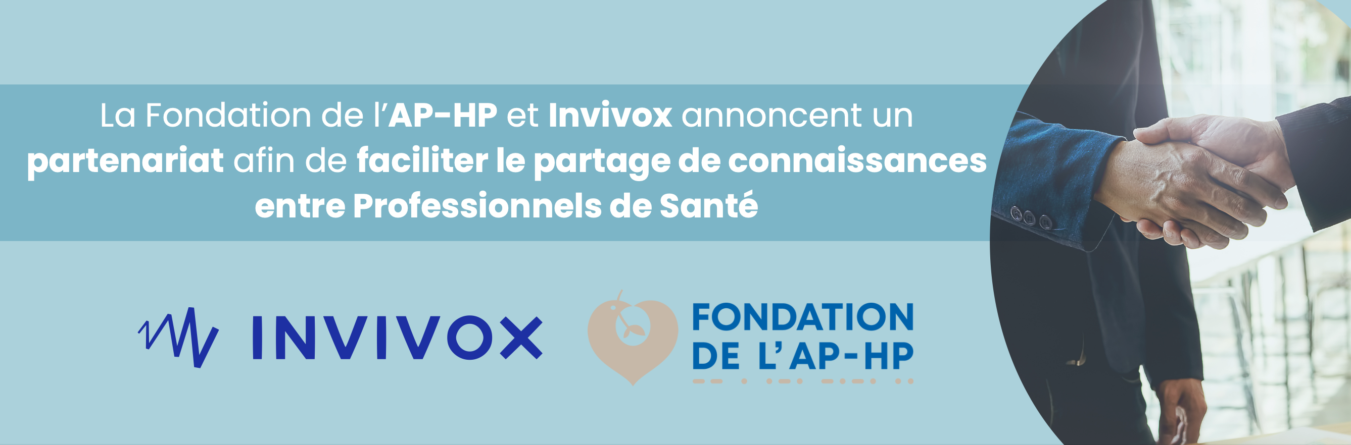 Image de l'évenement La fondation AP-HP et Invivox s’associent pour favoriser le partage de connaissances entre professionnels de santé