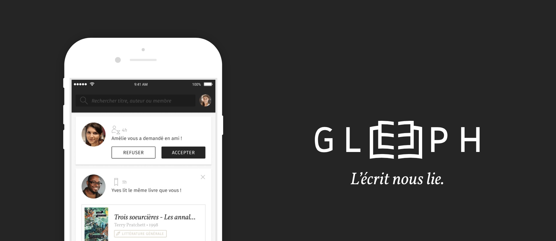 Image de l'évenement Gleeph : 2M€ de financement pour son application sociale du livre