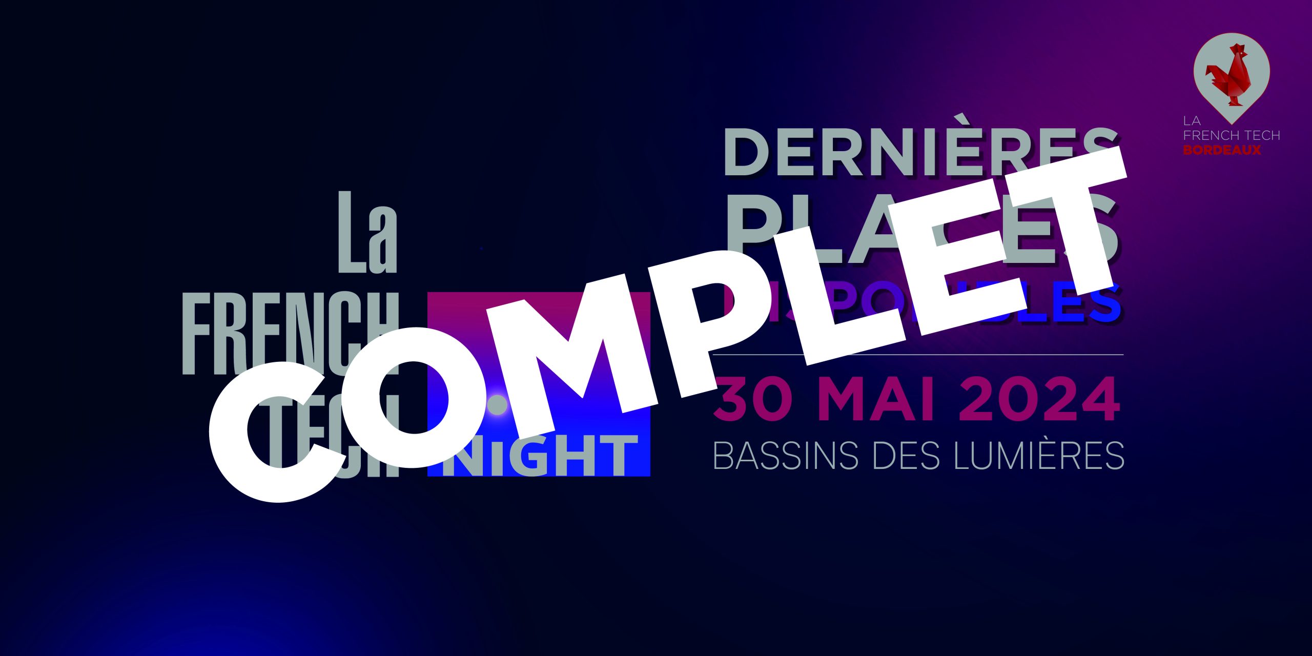 Image de l'évenement La French Tech Night 2024 affiche complet