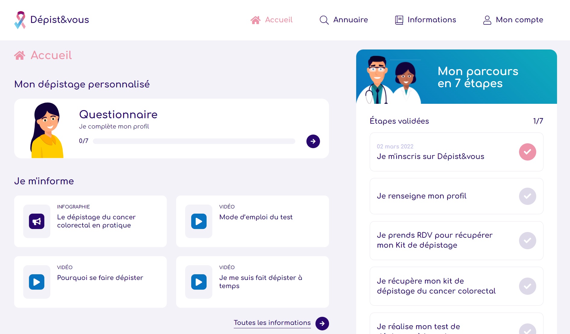 Image de l'évenement Dépistage des cancers : Dépist&vous déploie sa plateforme