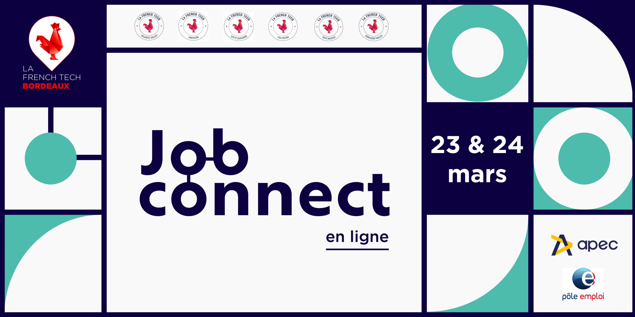 Image de l'évenement Le Job Connect revient sur deux jours 100% en ligne les 23 et 24 mars 2023 !