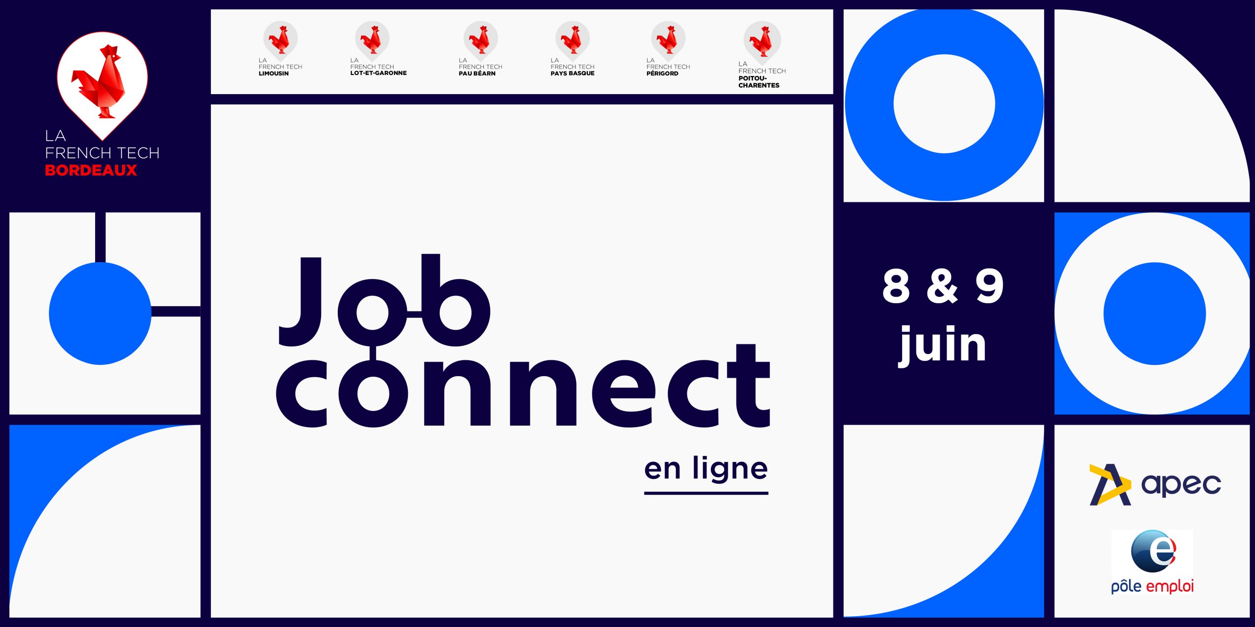 Image de l'évenement Un nouveau Job Connect sur deux jours 100% en ligne les 8 et 9 juin 2023!