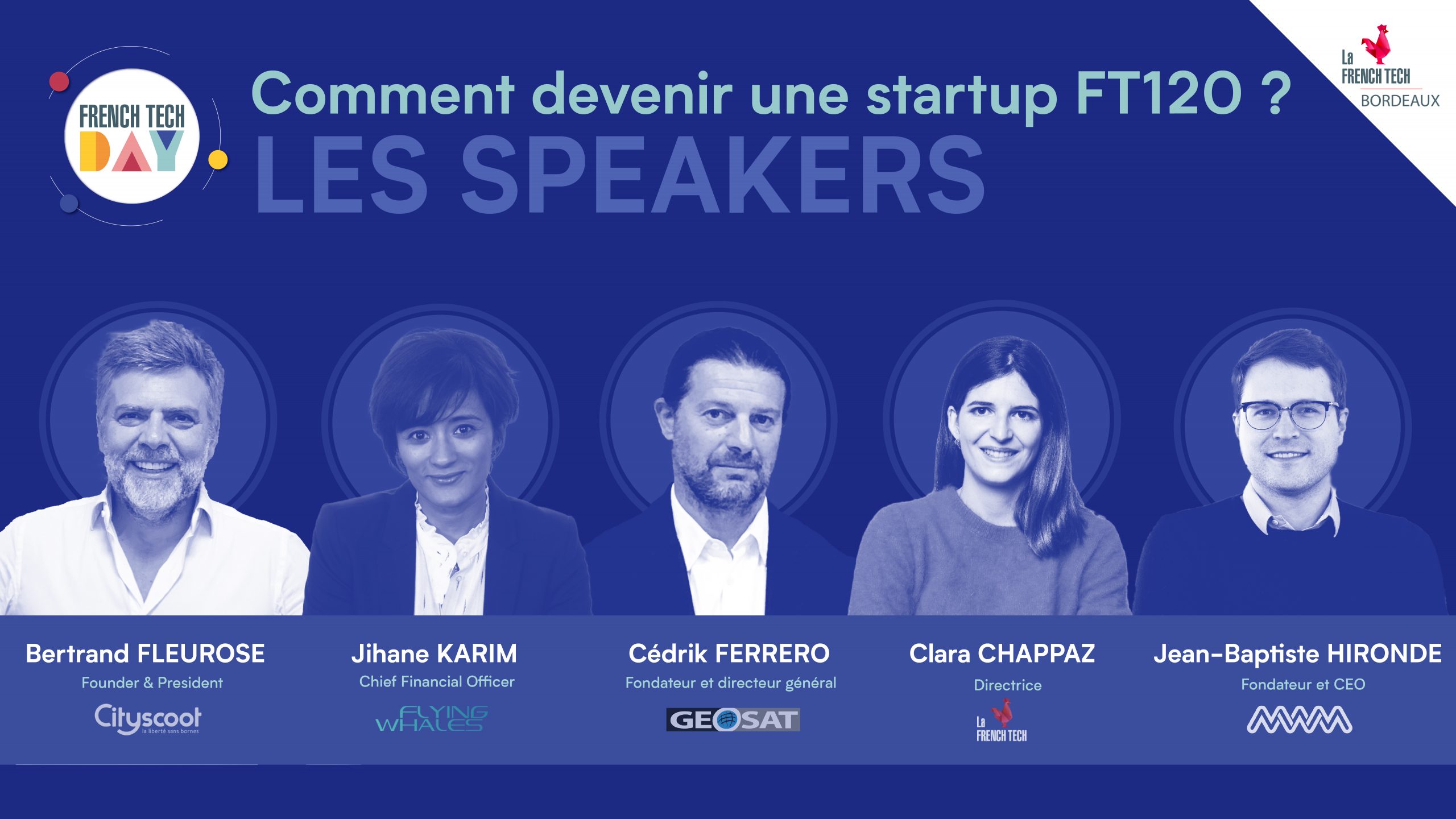 Image de l'évenement French Tech Day 2021 : les speakers du temps fort " Développement et scale-ups "