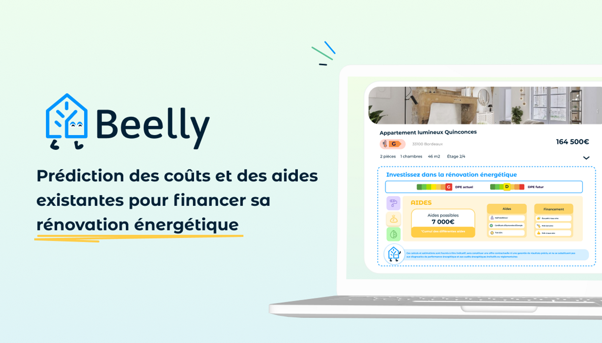 Image de l'évenement Beelly estime l'intérêt d'une rénovation énergétique de votre habitation