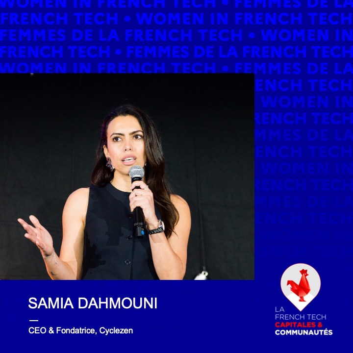 Image de l'évenement Femmes de La French Tech / Women in French Tech : Samia Dahmouni, CEO de Cyclezen