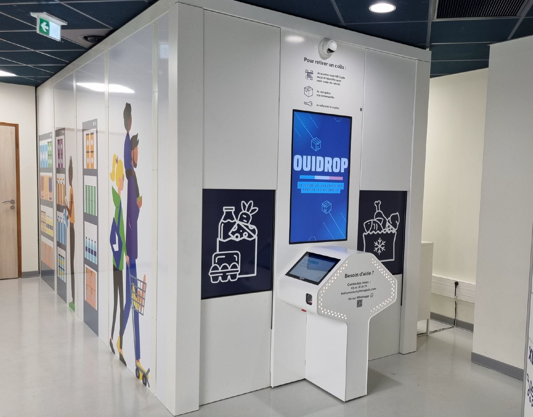 Image de l'évenement Ouidrop, la solution de click and collect robotisée, accélère l'industrialisation de sa solution et déploie son service auprès de nouveaux partenaires en France