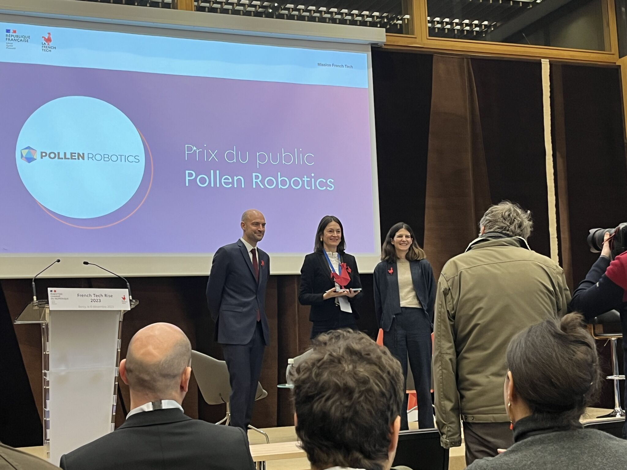 Image de l'évenement Pollen Robotics lauréat du Prix du Public lors de la 3e édition de French Tech Rise