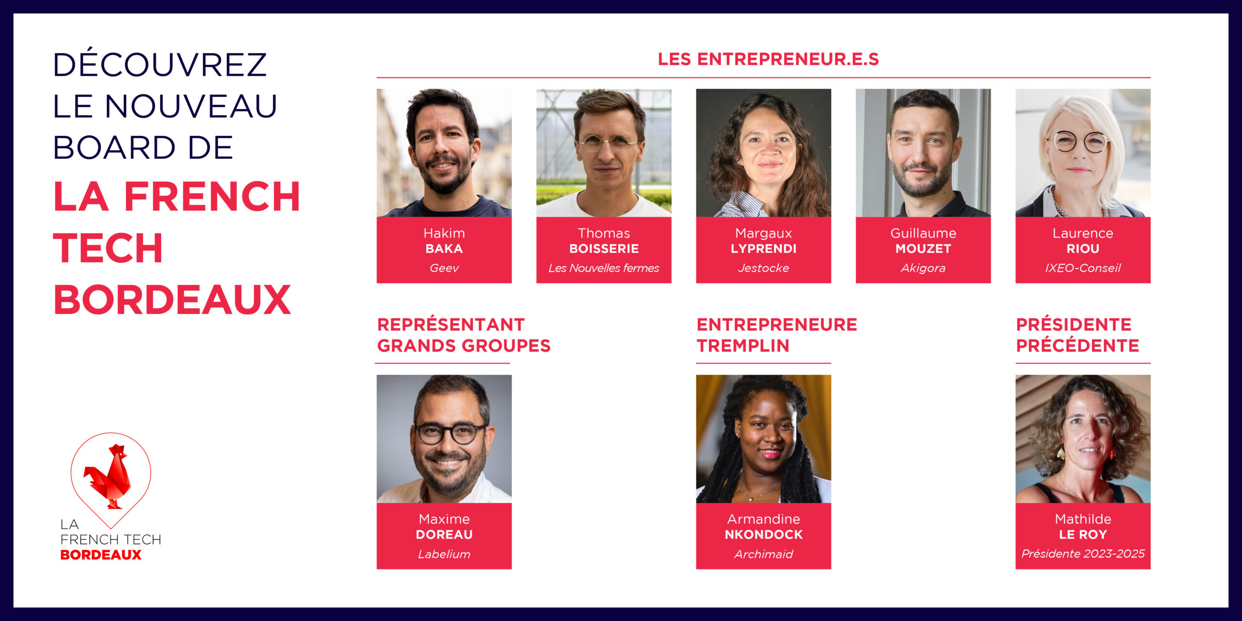 Image de l'évenement Voici le nouveau board de La French Tech Bordeaux !