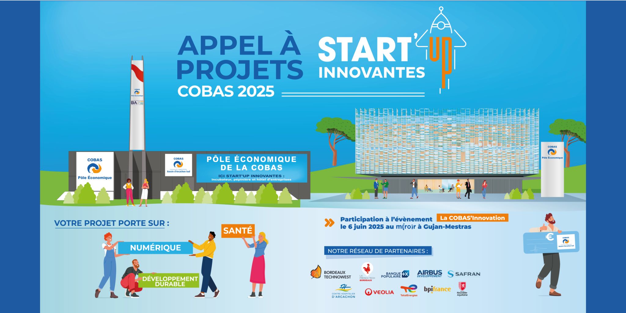 Image de l'évenement La COBAS lance un nouvel appel à projets pour les start’ups innovantes