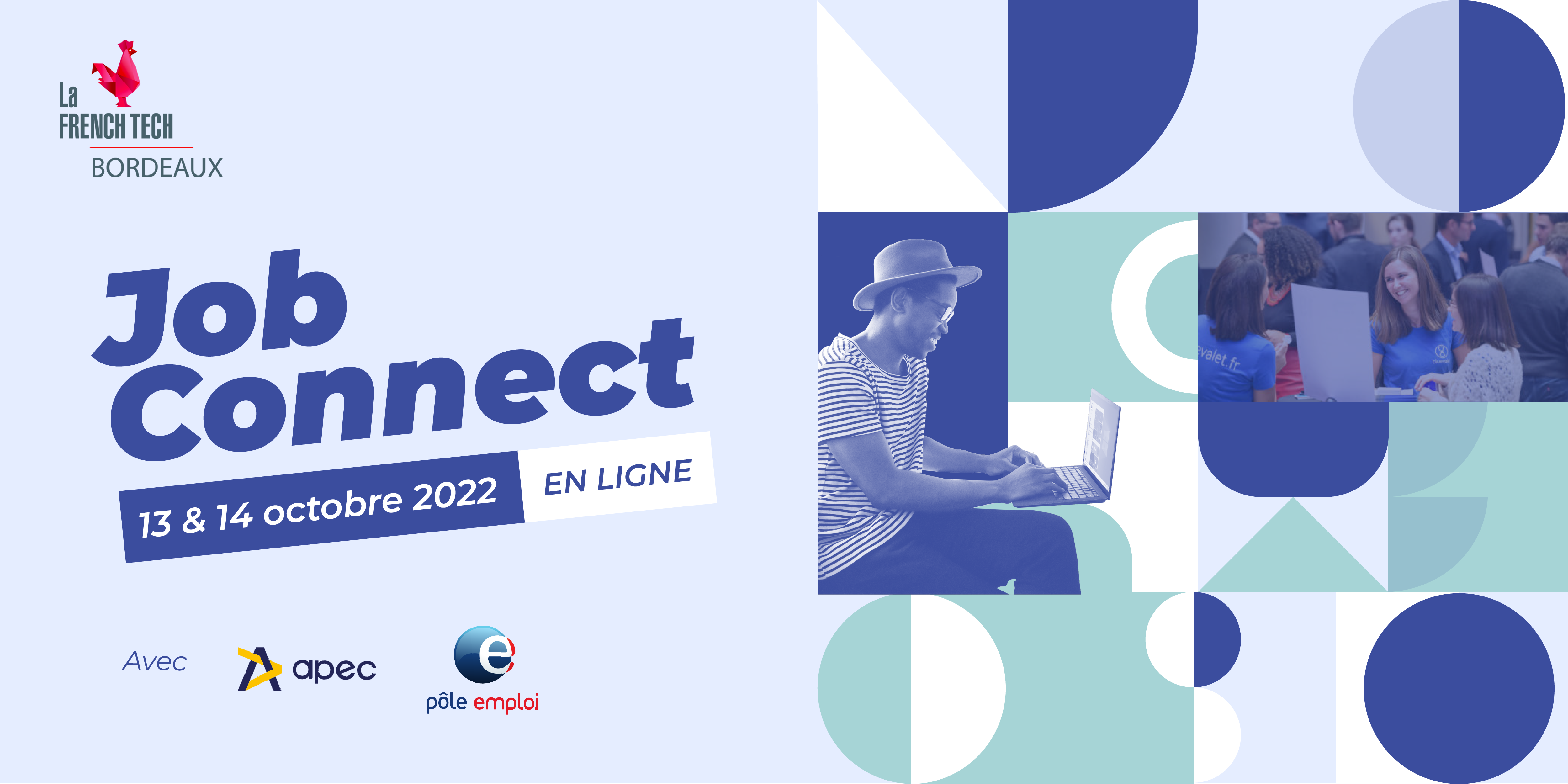 Image de l'évenement Le Job Connect revient sur deux jours 100% en ligne les 13 et 14 octobre 2022 !