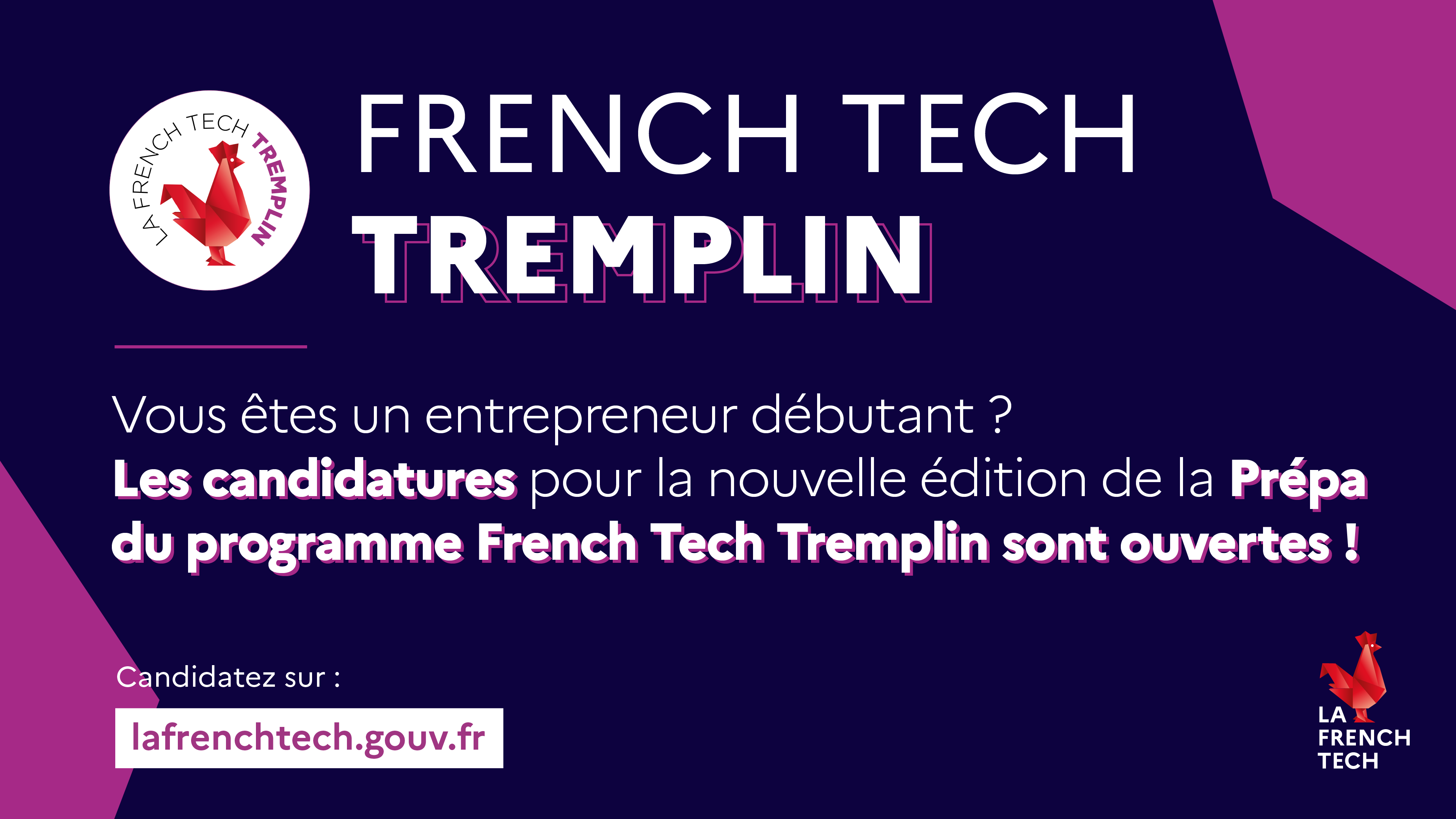 Image de l'évenement French Tech Tremplin PREPA 2024 : les candidatures sont ouvertes jusqu’au 8 mars 2024 !