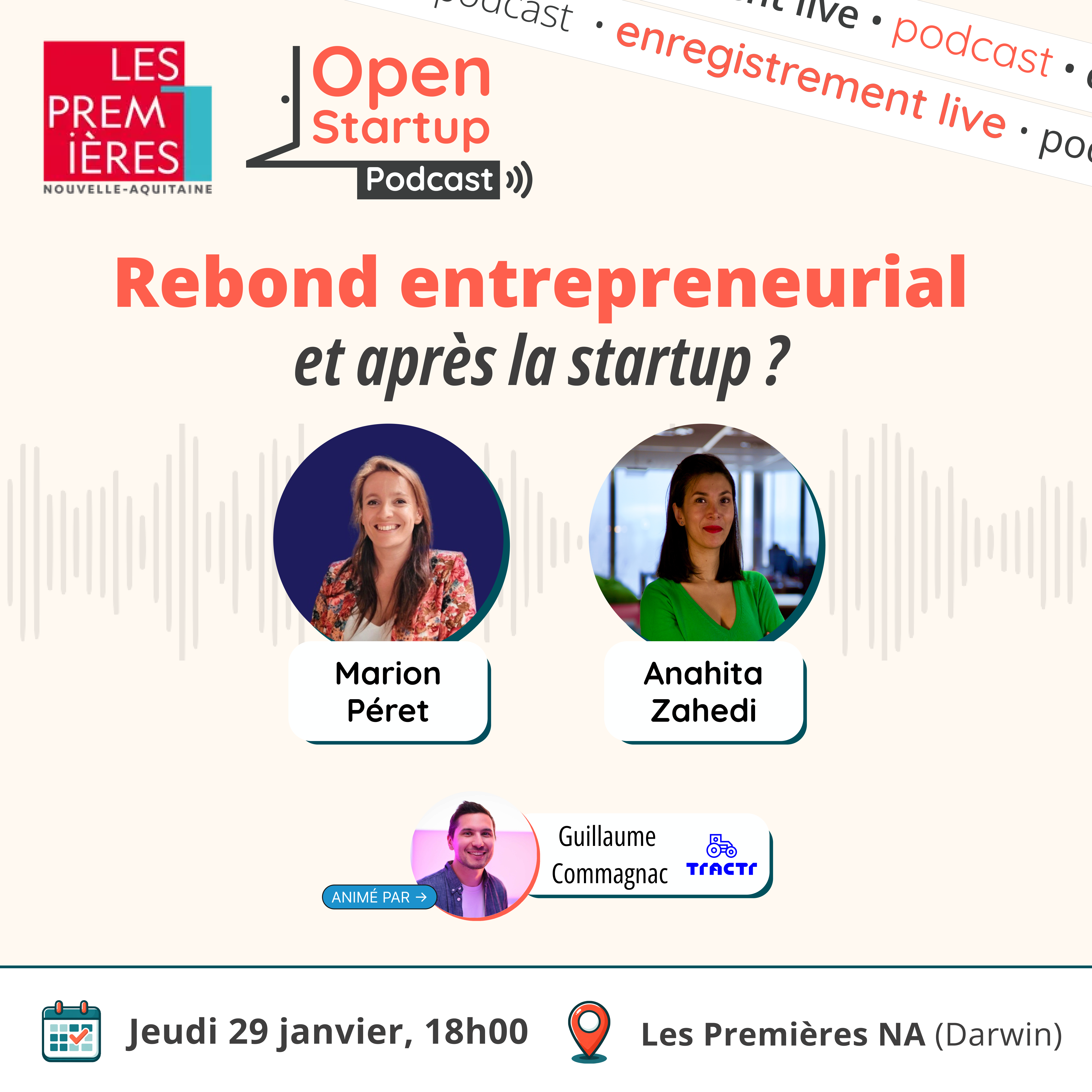 Rebond entrepreneurial : et après la startup ? - Enregistrement Live Open Startup