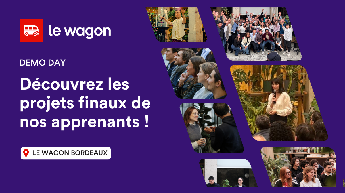 Image de l'évenement Demo Day : découvrez les projets finaux de nos apprenants
