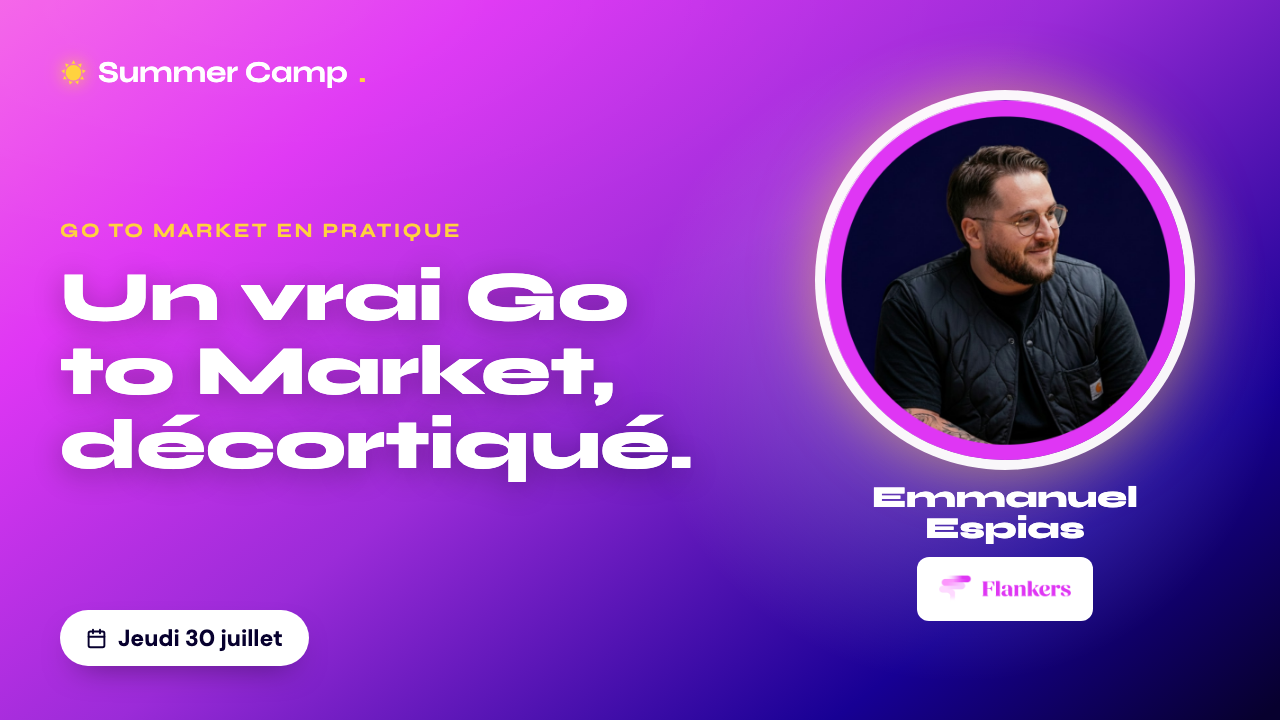 Go to Market : décryptage d'une boîte innovante