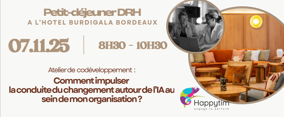CODEV DRH  : Comment impulser la conduite du changement autour de l'IA au sein de mon organisation ?