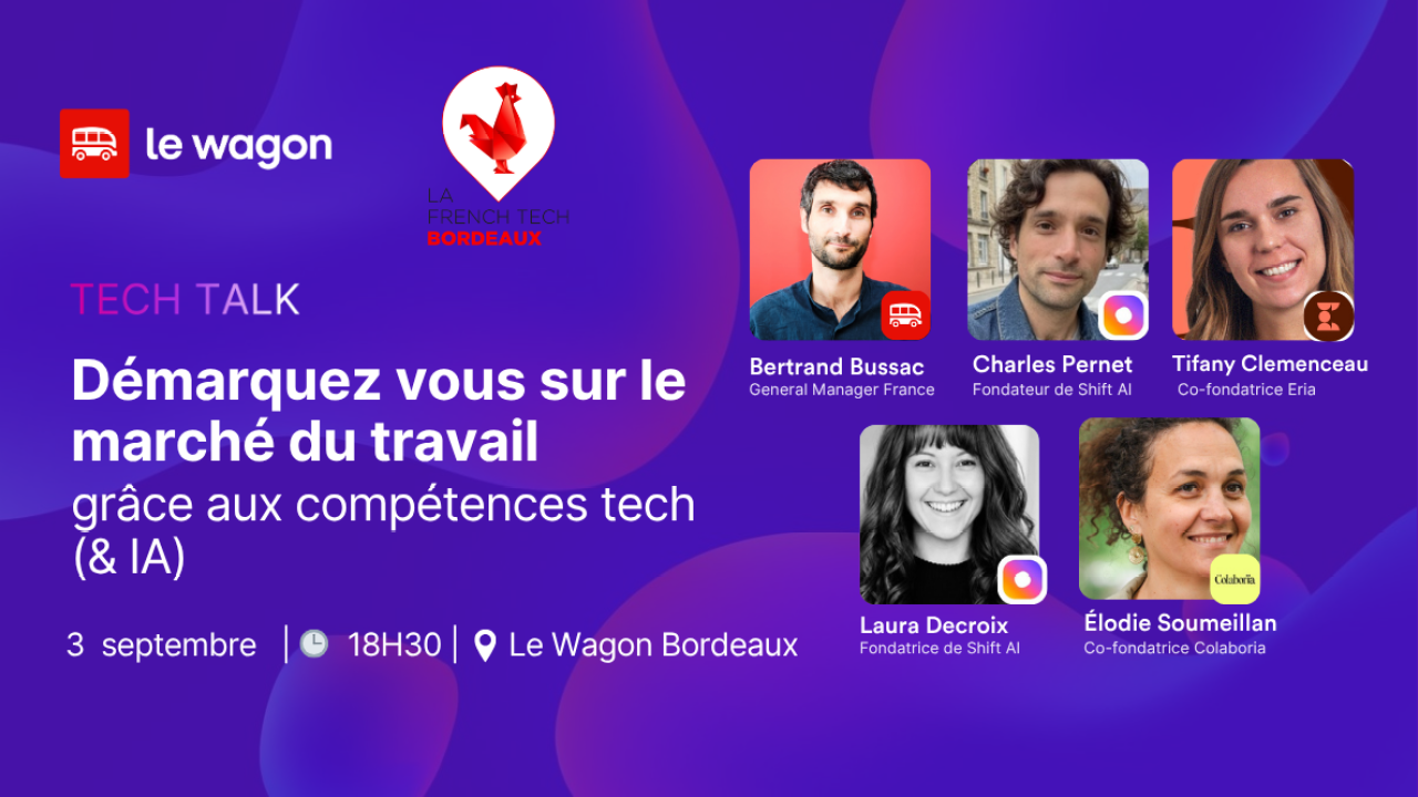 Image de l'évenement Démarquez vous sur le marché du travail grâce aux compétences tech (& IA)