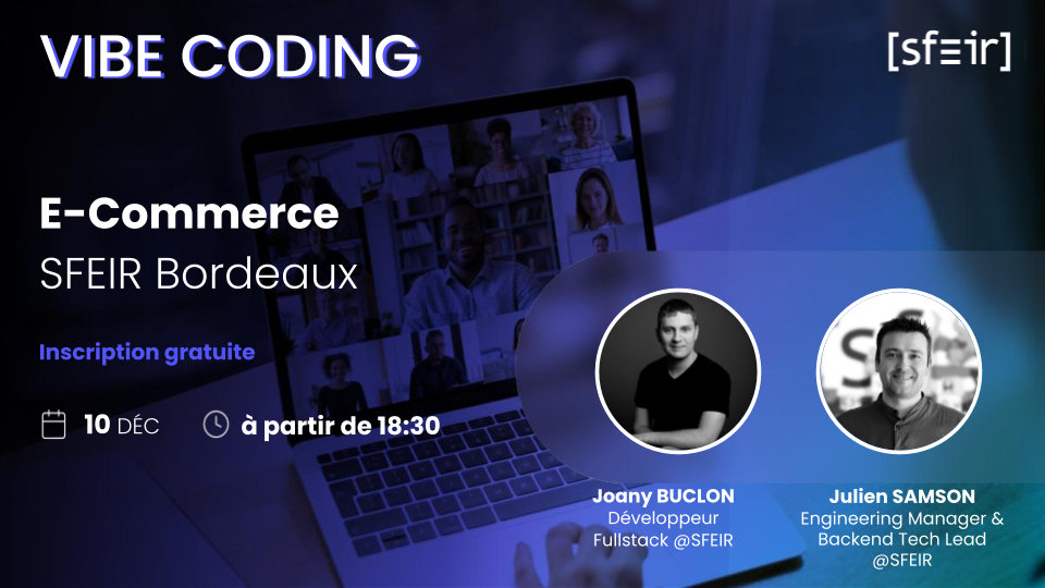 Image de l'évenement Vibe Coding SFEIR : Mission E-Commerce