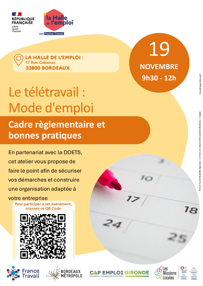Image de l'événement LE TELETRAVAIL, MODE D'EMPLOI