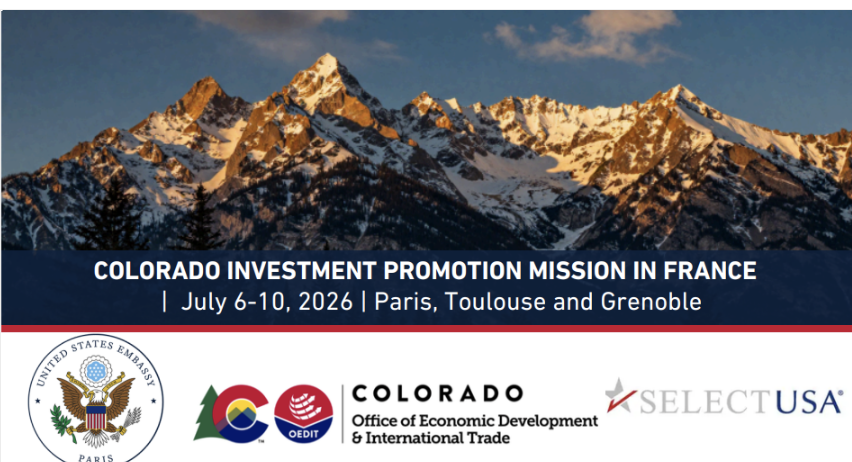 Invest in Colorado – Rencontres d’affaires avec la délégation du Colorado