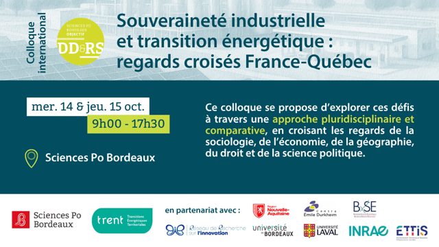 Image de l'évenement Souveraineté industrielle et transition énergétique : regards croisés France-Québec