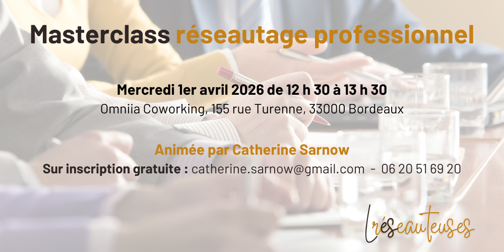 Masterclass Réseautage professionnel