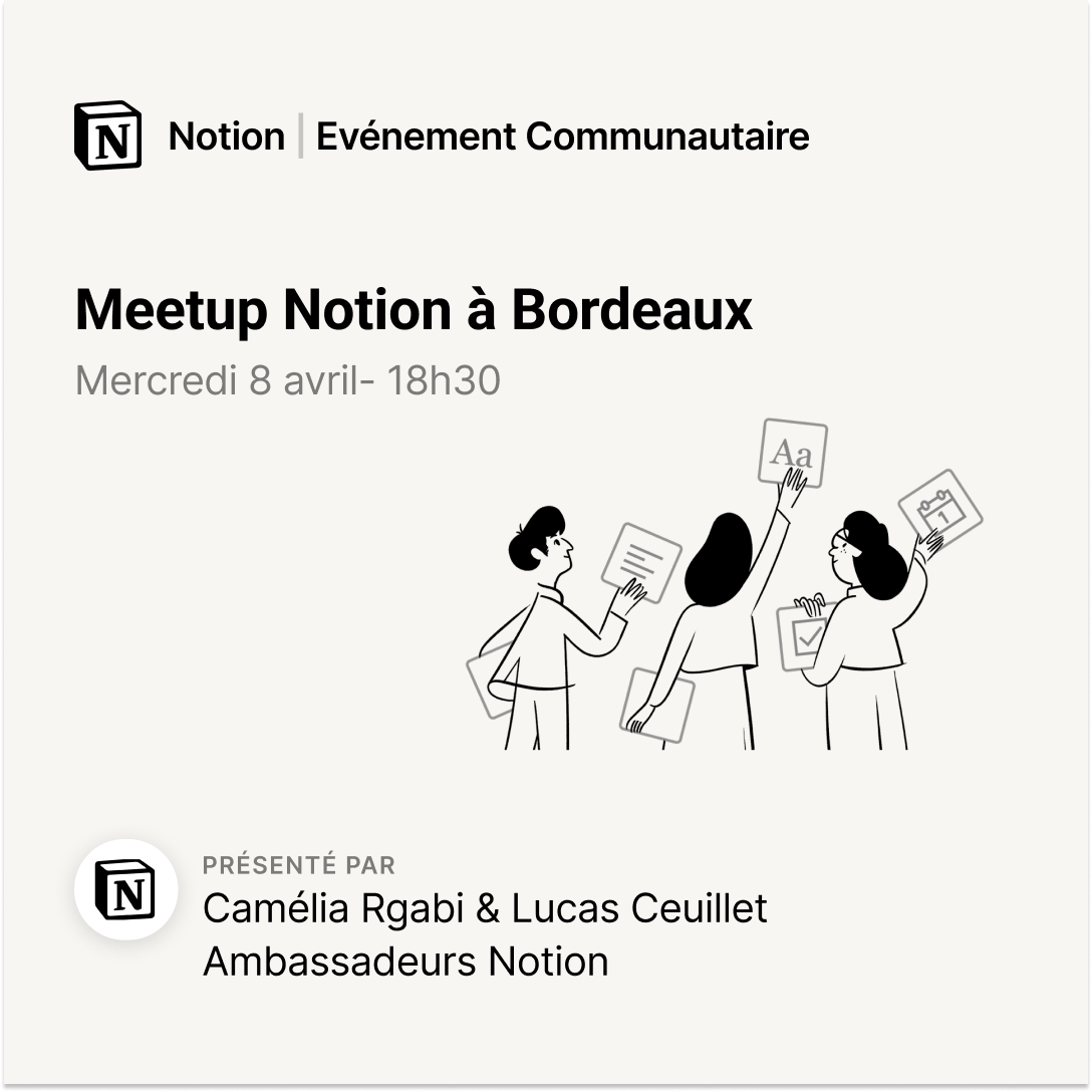 L’afterwork pour les vrais passionnés de Notion !