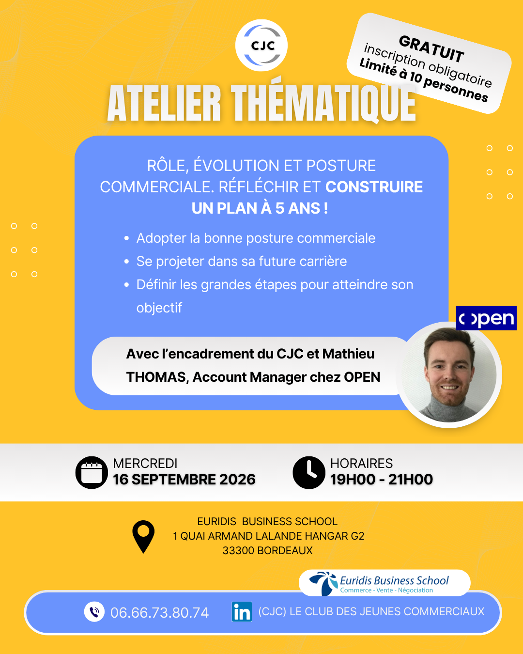 Image de l'évenement CJC | Atelier thématique