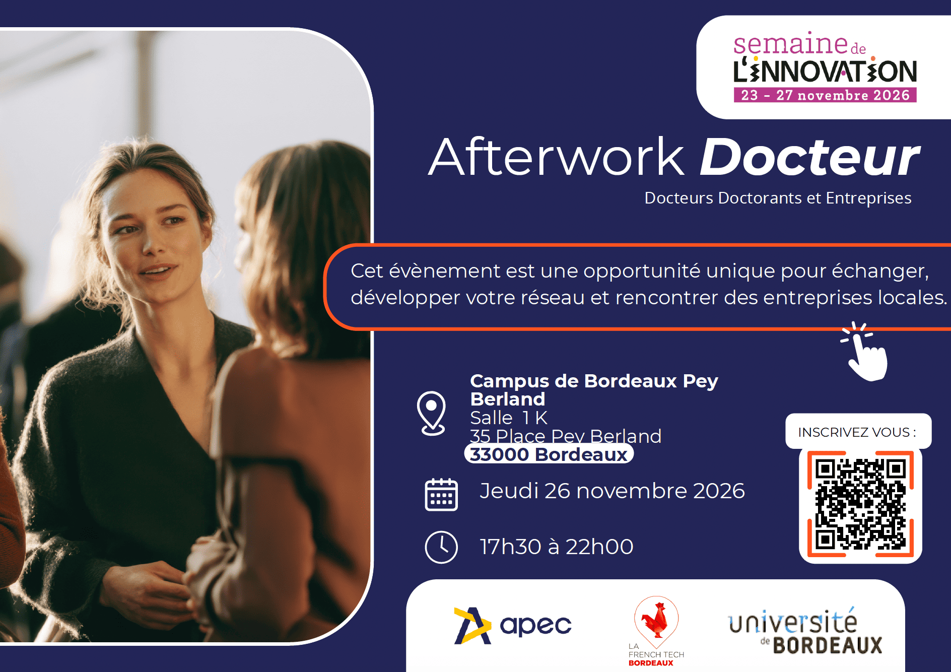 Image de l'évenement Afterwork docteurs-doctorants & entreprises
