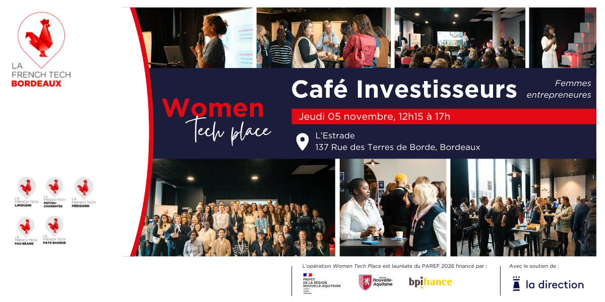 Image de l'évenement Women Café Investisseur : entrepreneuriat féminin & financement