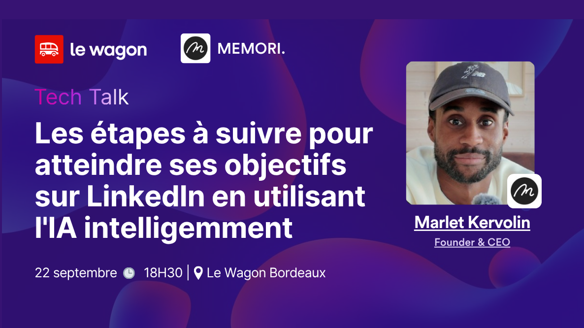 Image de l'évenement Les étapes à suivre pour atteindre ses objectifs sur LinkedIn en utilisant l'IA intelligemment