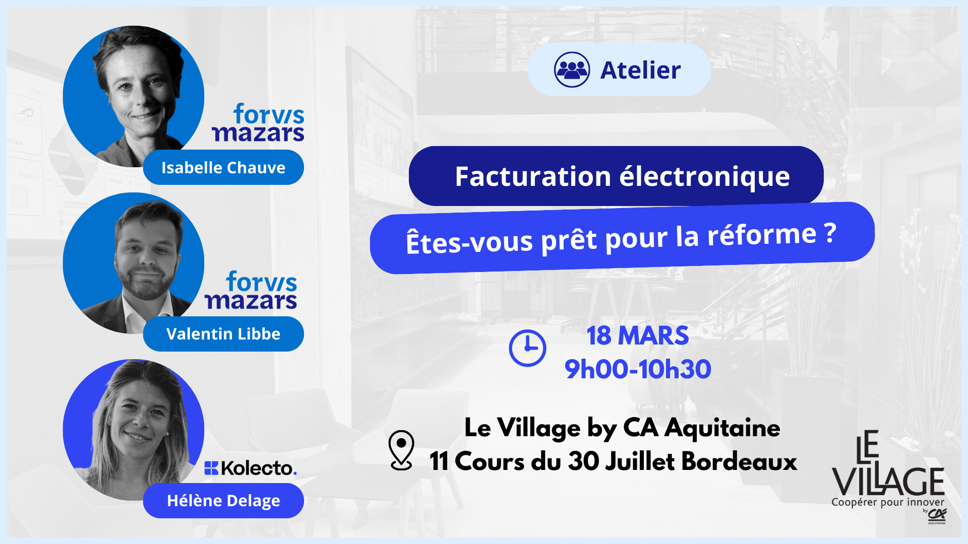 Atelier Facturation Électronique : Êtes-vous prêt pour la reforme ?