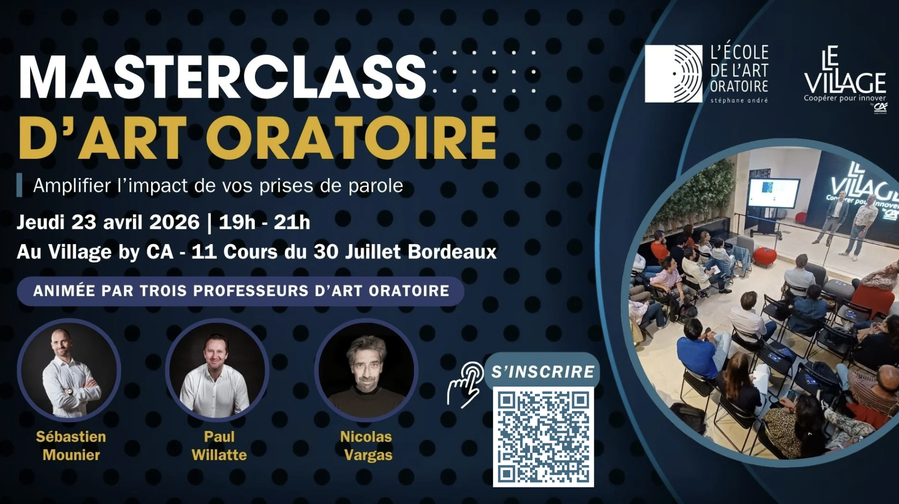 Masterclass d'Art Oratoire - Amplifier l'impact de vos prises de parole