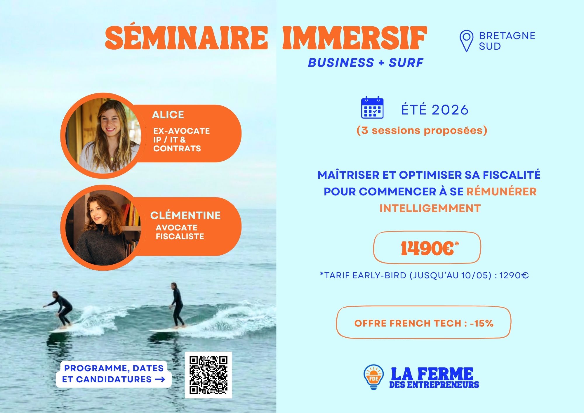 Image de l'évenement Séminaire Business + Surf : Fiscalité et rémunération du dirigeant