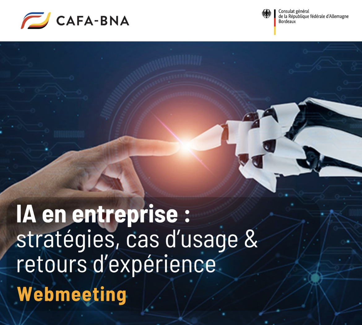 Image de l'évenement IA en entreprise : stratégies, cas d’usage et retours d’expérience de PME/ETI en Nouvelle-Aquitaine, en France et en Allemagne