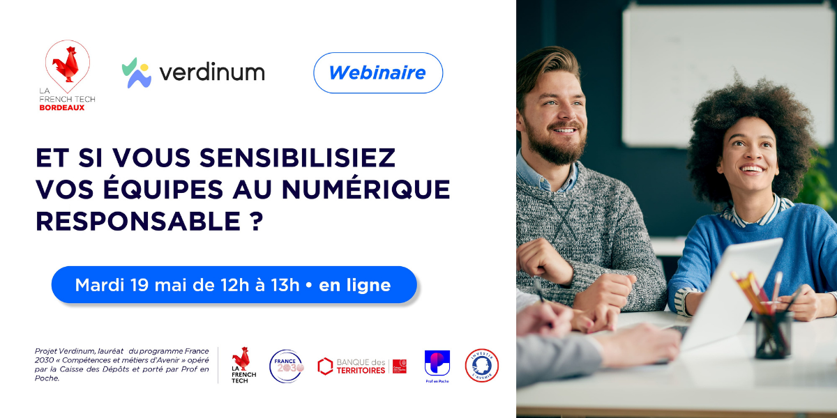 Image de l'évenement Verdinum - Et si vous sensibilisiez vos équipes au numérique responsable ?
