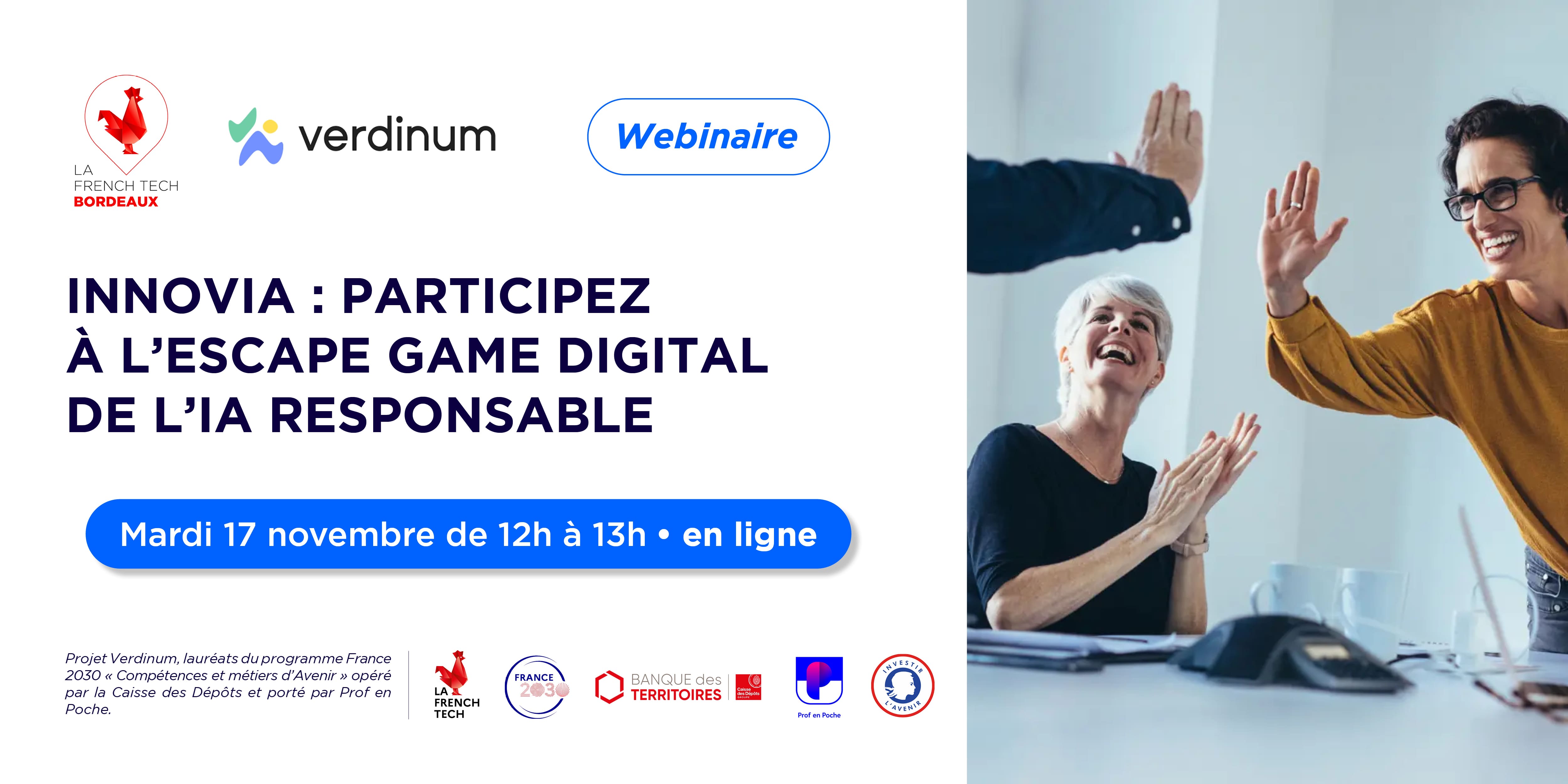 Image de l'évenement Webinaire Verdinum - Testez InnovIA !