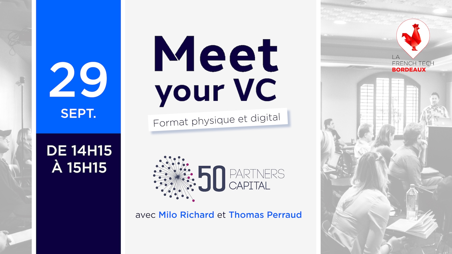 Meet Your VC avec 50Partners le 29 septembre