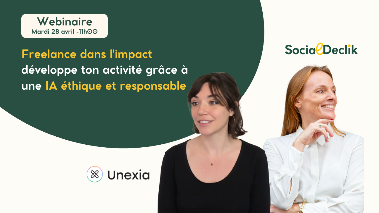 Image de l'évenement Freelance dans l'impact : Développe ton activité grâce à une IA éthique et responsable