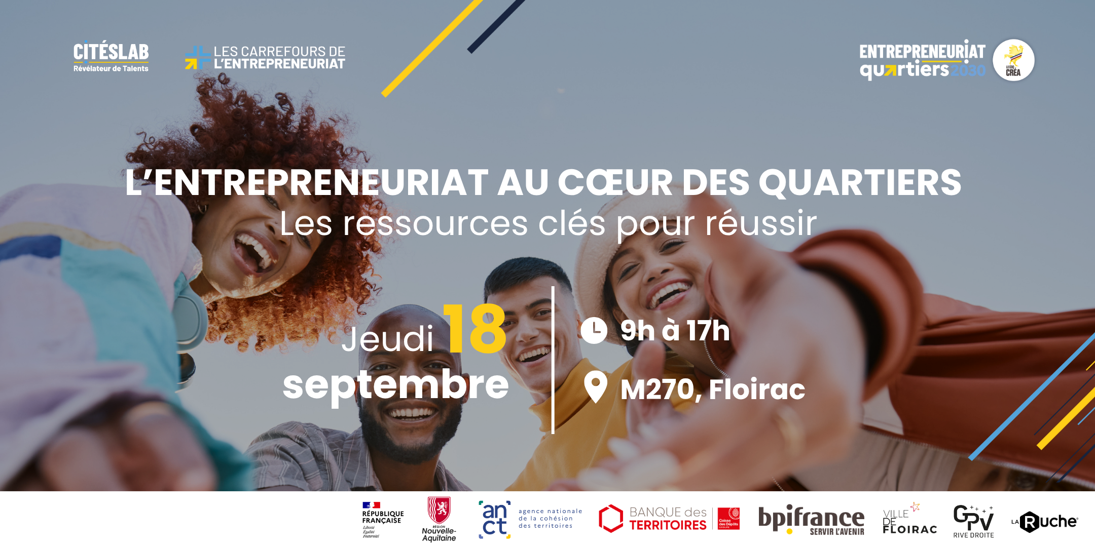 L'entrepreneuriat au cœur des quartiers : les ressources clés pour réussir