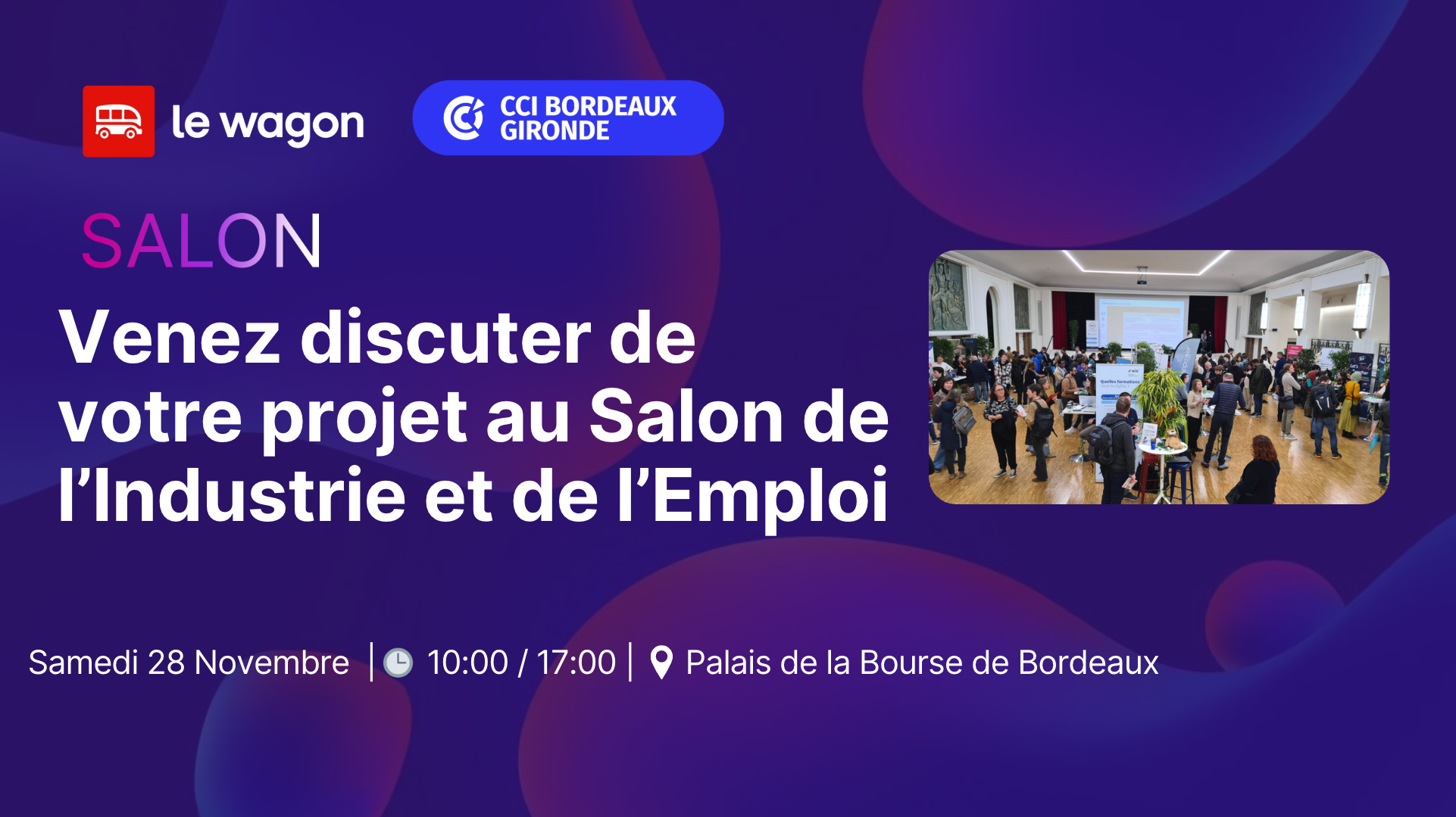 Image de l'événement Venez discuter de votre projet au Salon de l’Industrie