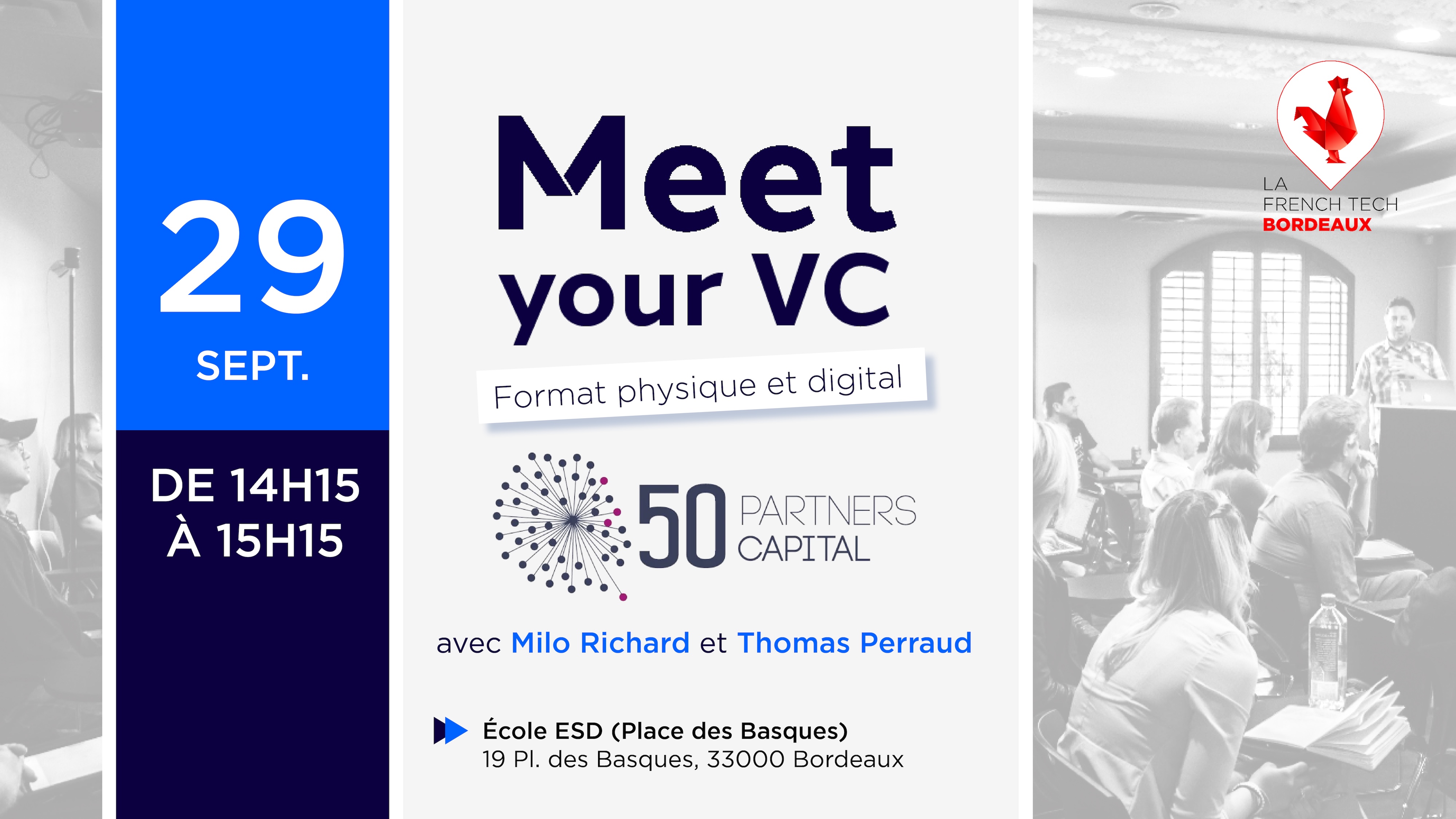 Meet Your VC avec 50Partners le 29 septembre