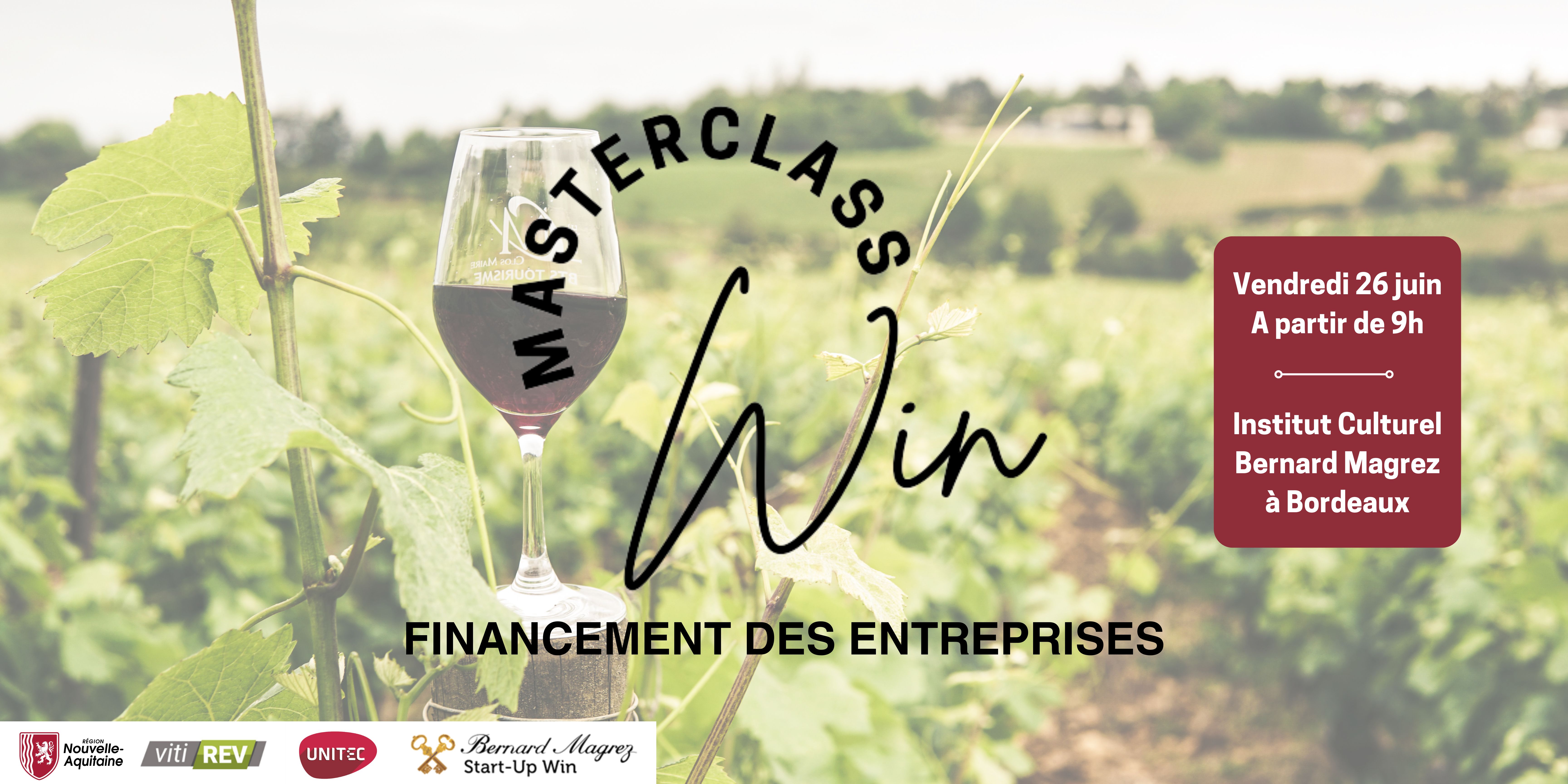 Image de l'évenement Masterclass Win : le financement des jeunes entreprises