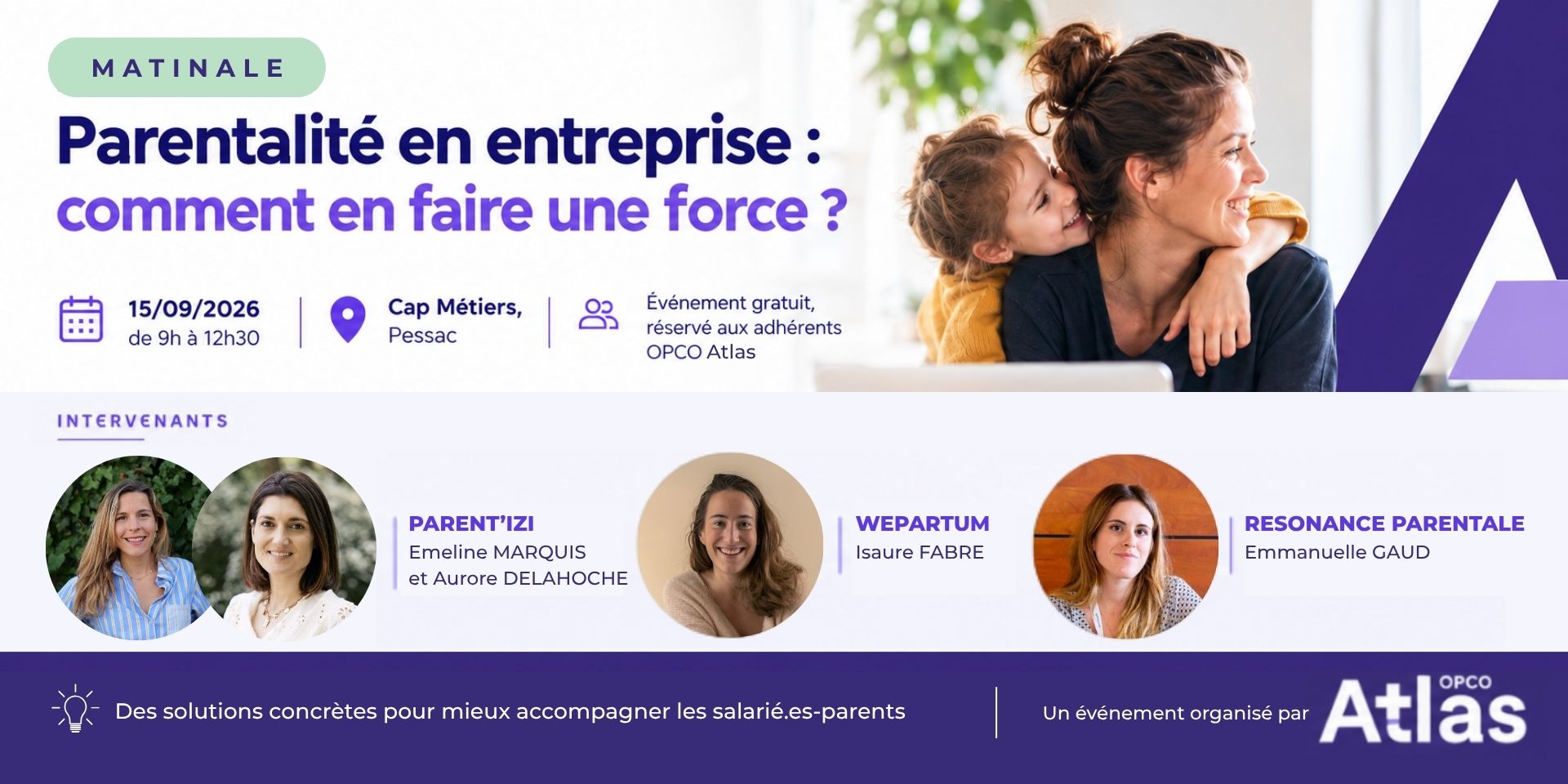 Image de l'évenement Parentalité en entreprise : comment en faire une force ?