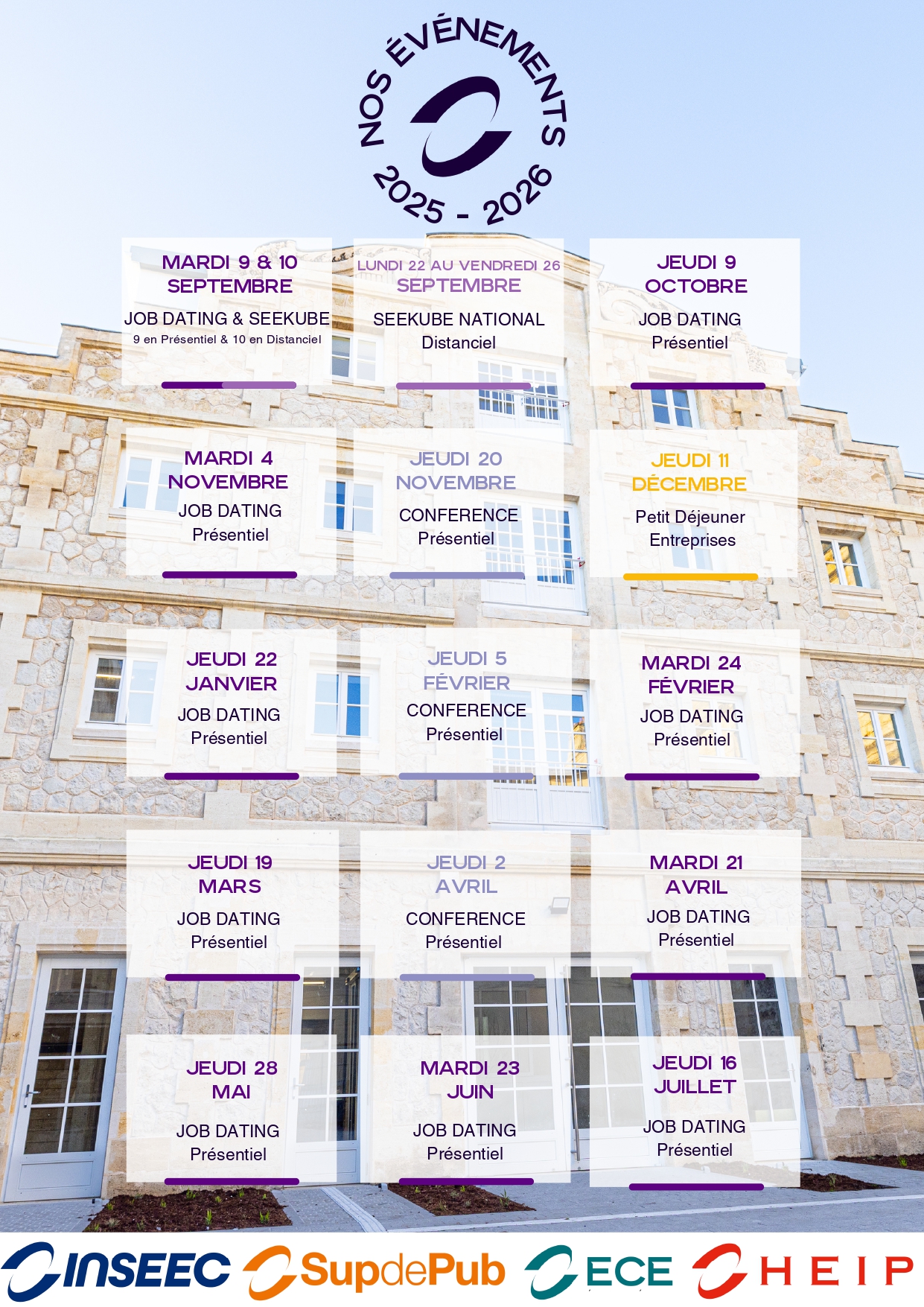 OMNES EDUCATION - NOS JOB DATING alternance, stage, 1er emploi