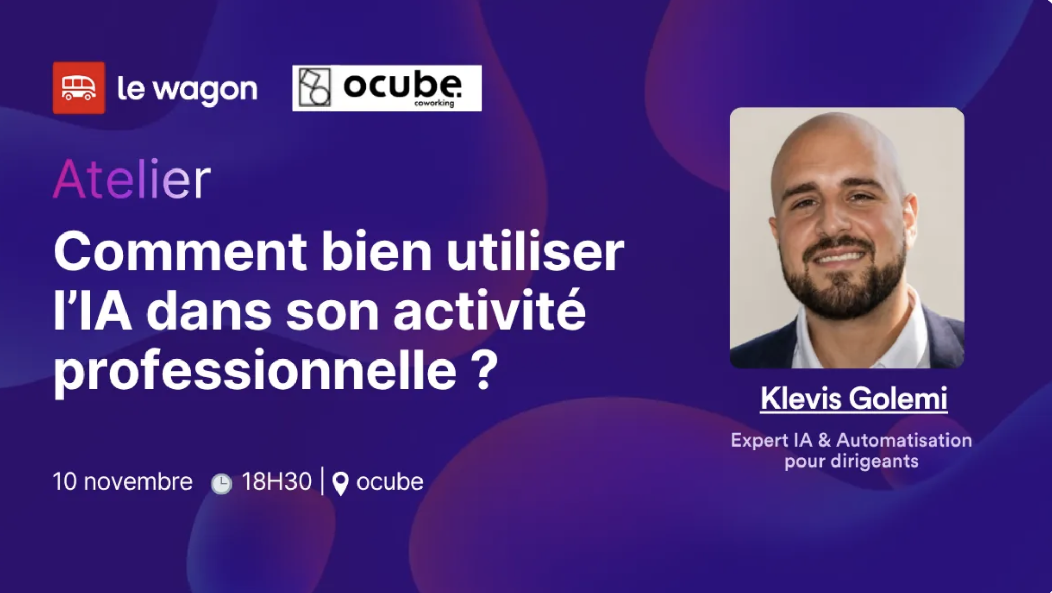 Image de l'événement Comment bien utiliser l’IA dans son activité professionnelle ?
