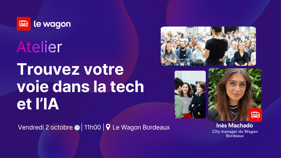 Image de l'évenement Trouvez votre voie dans la tech et l’IA