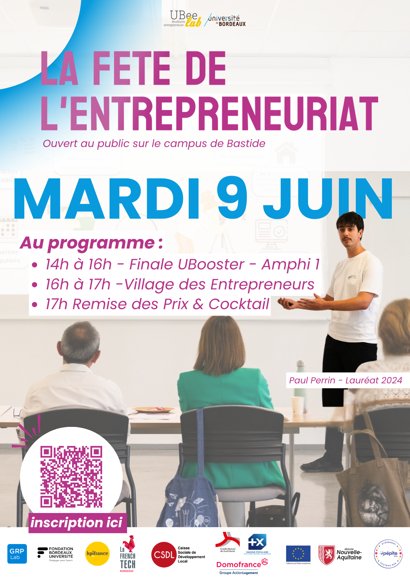 Fête de l'entrepreneuriat : les 10 ans d'UBee Lab
