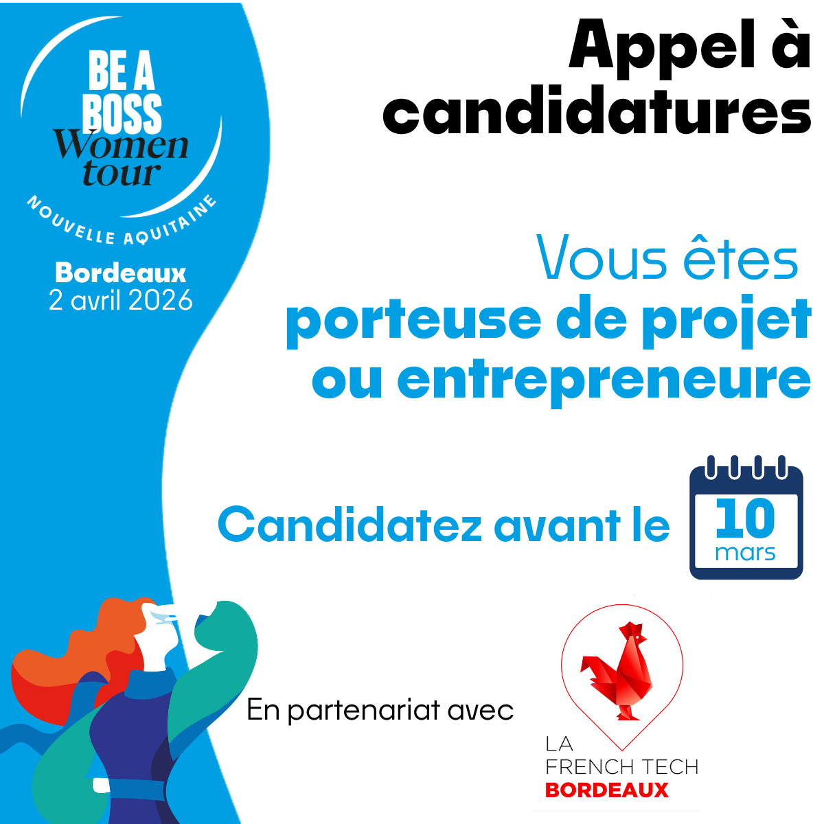 Image de l'évenement Be a boss Women Tour Nouvelle-Aquitaine