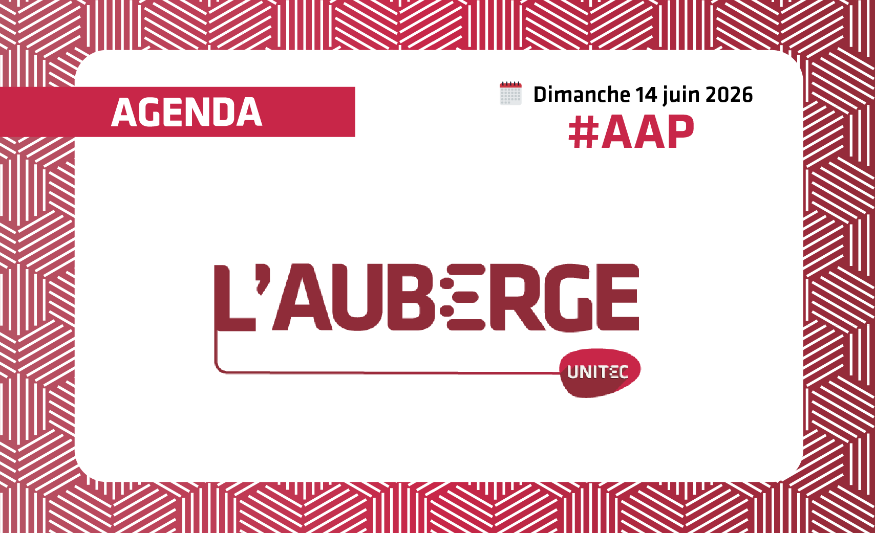Image de l'évenement AAP L'Auberge by Unitec